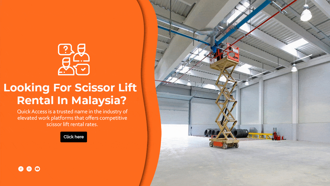 Scissor Lift Rental Kuarters Hospital Sungai Buloh